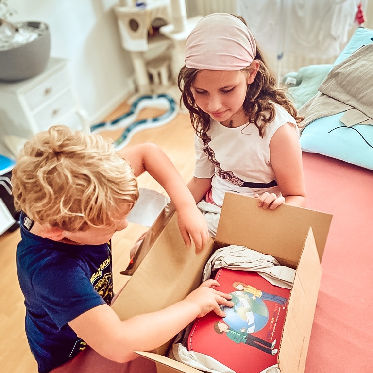 Kinder packen Startpaket von lulatour aus